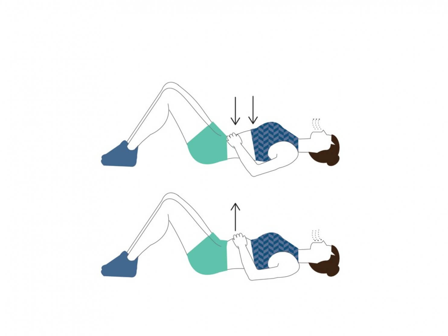 Breathing exercises diaphragmatic or abdominal breathing
